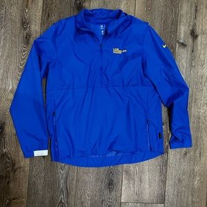 Los Angeles rams half zip jacket
